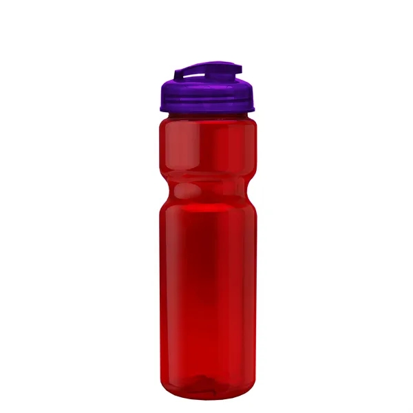 28 oz Transparent Bike Bottle with Flip Top Lid... from ASI 40480 Koozie Group