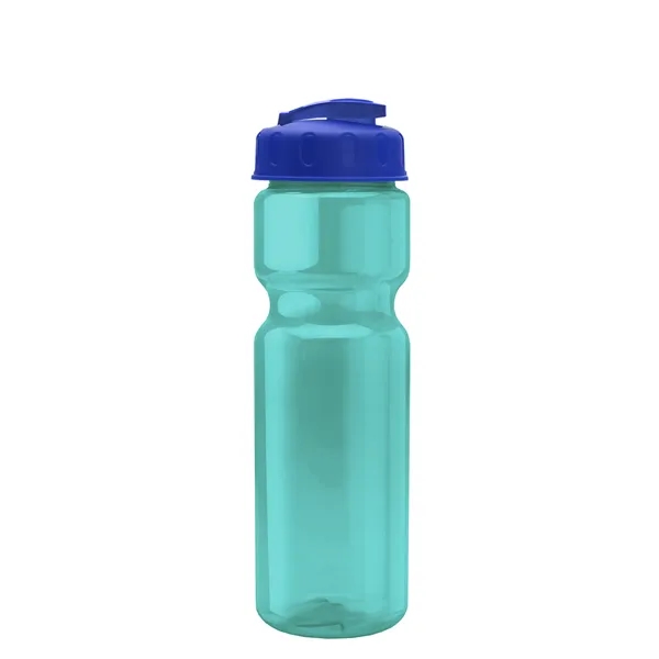 28 oz Transparent Bike Bottle with Flip Top Lid... from ASI 40480 Koozie Group