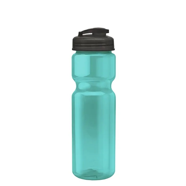 28 oz Transparent Bike Bottle with Flip Top Lid... from ASI 40480 Koozie Group