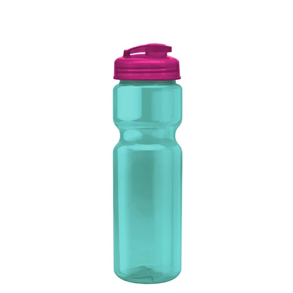 28 oz Transparent Bike Bottle with Flip Top Lid... from ASI 40480 Koozie Group