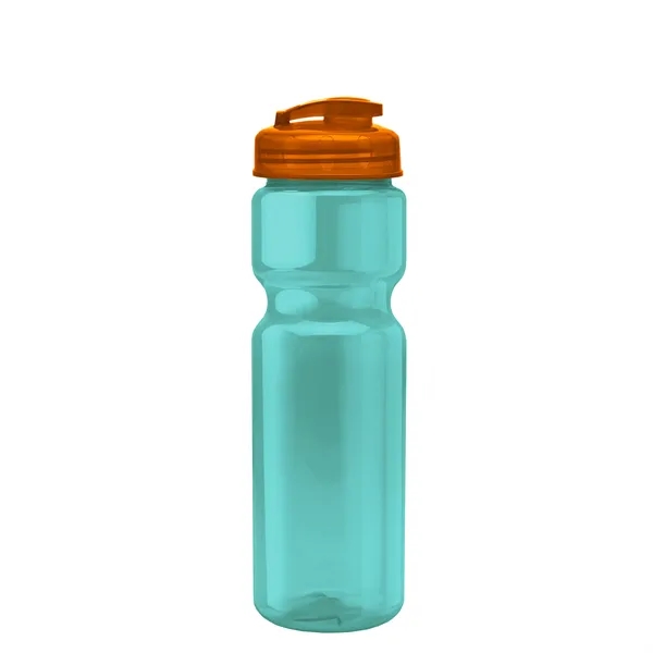 28 oz Transparent Bike Bottle with Flip Top Lid... from ASI 40480 Koozie Group