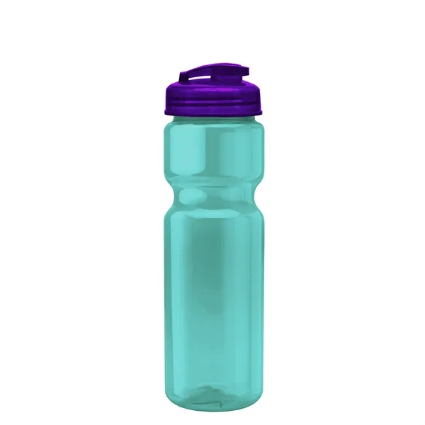 28 oz Transparent Bike Bottle with Flip Top Lid... from ASI 40480 Koozie Group