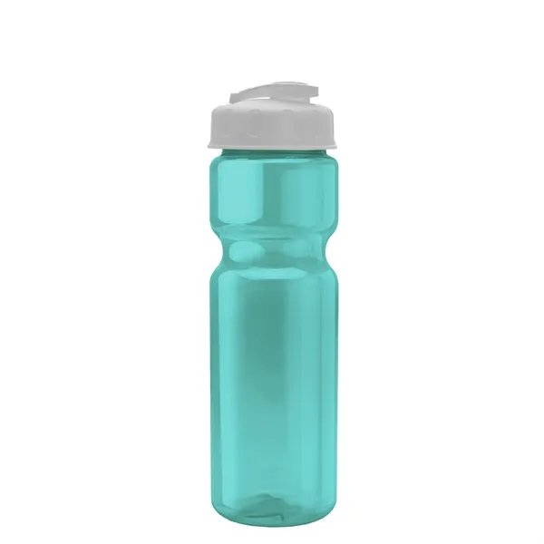 28 oz Transparent Bike Bottle with Flip Top Lid... from ASI 40480 Koozie Group