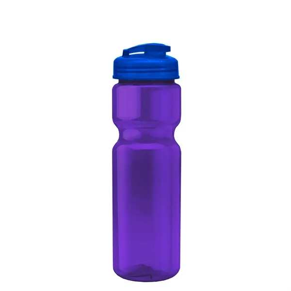 28 oz Transparent Bike Bottle with Flip Top Lid... from ASI 40480 Koozie Group