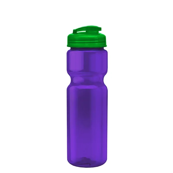 28 oz Transparent Bike Bottle with Flip Top Lid... from ASI 40480 Koozie Group