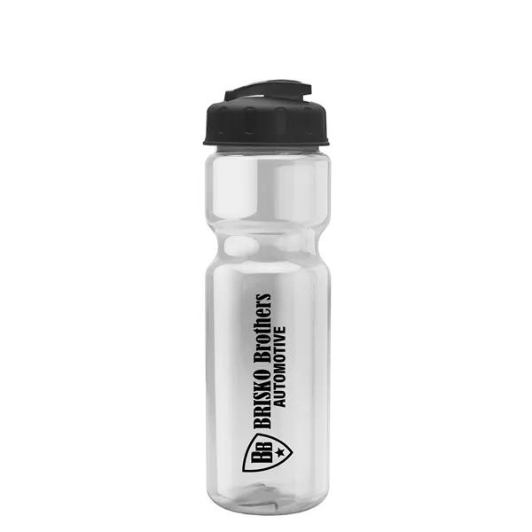 28 oz Transparent Bike Bottle with Flip Top Lid... from ASI 40480 Koozie Group