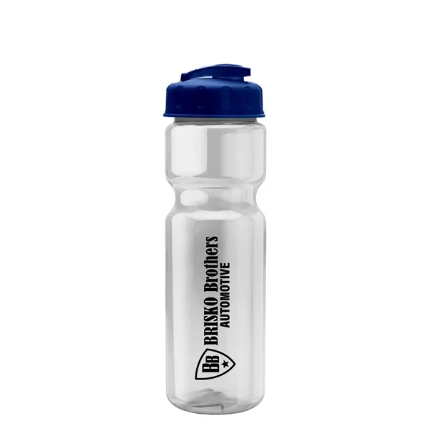 28 oz Transparent Bike Bottle with Flip Top Lid... from ASI 40480 Koozie Group