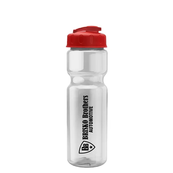 28 oz Transparent Bike Bottle with Flip Top Lid... from ASI 40480 Koozie Group