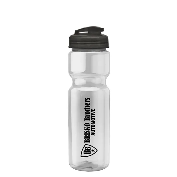 28 oz Transparent Bike Bottle with Flip Top Lid... from ASI 40480 Koozie Group