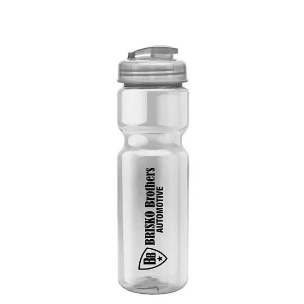 28 oz Transparent Bike Bottle with Flip Top Lid... from ASI 40480 Koozie Group