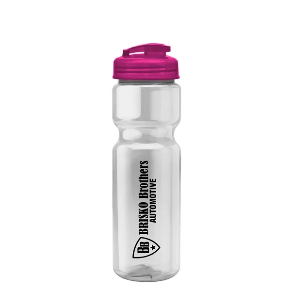 28 oz Transparent Bike Bottle with Flip Top Lid... from ASI 40480 Koozie Group