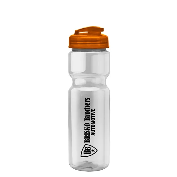 28 oz Transparent Bike Bottle with Flip Top Lid... from ASI 40480 Koozie Group