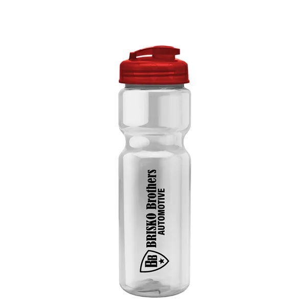 28 oz Transparent Bike Bottle with Flip Top Lid... from ASI 40480 Koozie Group