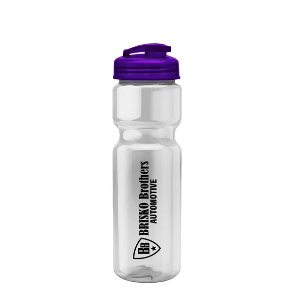 28 oz Transparent Bike Bottle with Flip Top Lid... from ASI 40480 Koozie Group