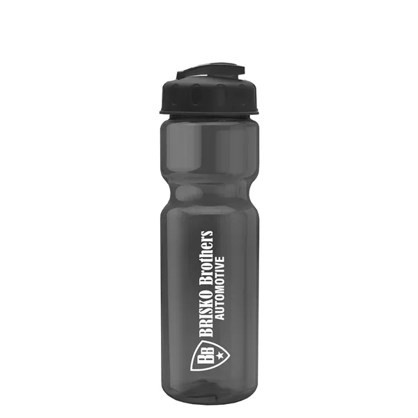 28 oz Transparent Bike Bottle with Flip Top Lid... from ASI 40480 Koozie Group