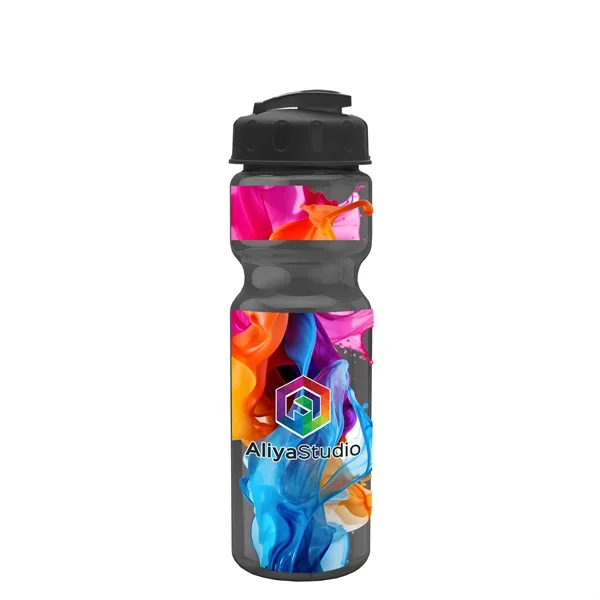 28 oz Transparent Bike Bottle with Flip Top Lid... from ASI 40480 Koozie Group