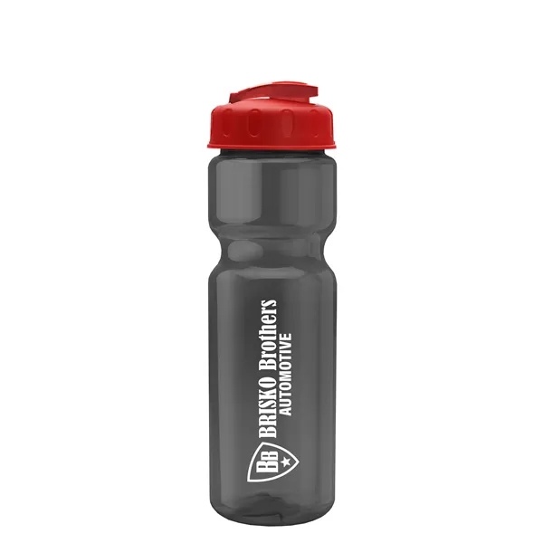 28 oz Transparent Bike Bottle with Flip Top Lid... from ASI 40480 Koozie Group