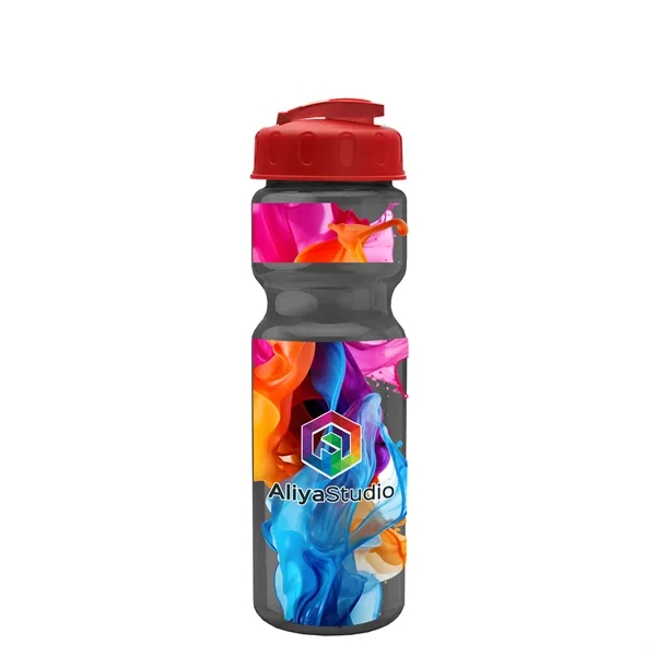 28 oz Transparent Bike Bottle with Flip Top Lid... from ASI 40480 Koozie Group