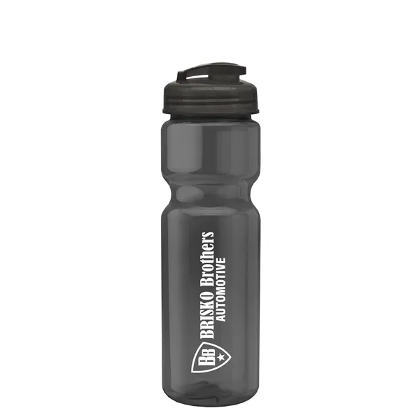 28 oz Transparent Bike Bottle with Flip Top Lid... from ASI 40480 Koozie Group
