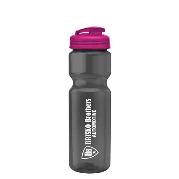 28 oz Transparent Bike Bottle with Flip Top Lid... from ASI 40480 Koozie Group