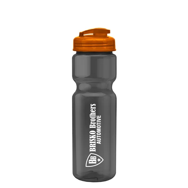 28 oz Transparent Bike Bottle with Flip Top Lid... from ASI 40480 Koozie Group