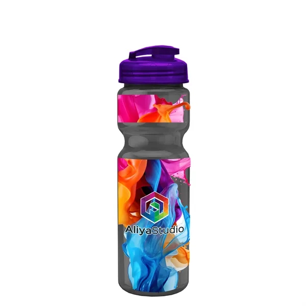 28 oz Transparent Bike Bottle with Flip Top Lid... from ASI 40480 Koozie Group
