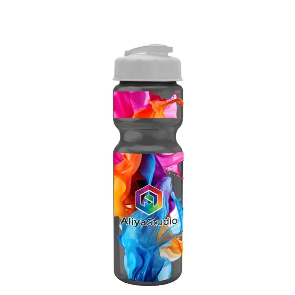 28 oz Transparent Bike Bottle with Flip Top Lid... from ASI 40480 Koozie Group