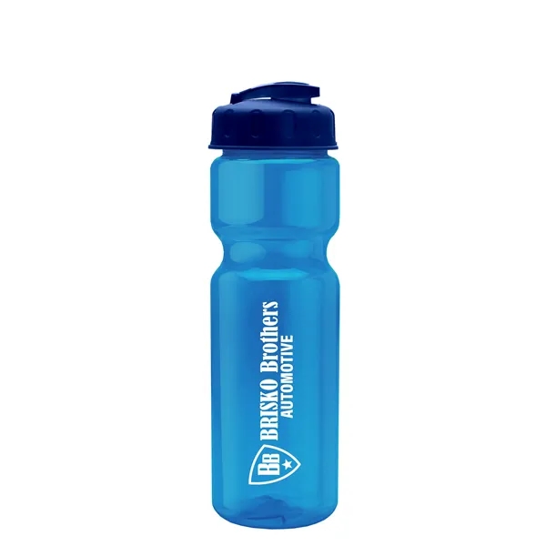 28 oz Transparent Bike Bottle with Flip Top Lid... from ASI 40480 Koozie Group