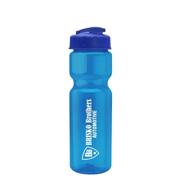 28 oz Transparent Bike Bottle with Flip Top Lid... from ASI 40480 Koozie Group
