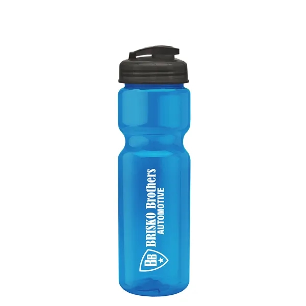 28 oz Transparent Bike Bottle with Flip Top Lid... from ASI 40480 Koozie Group