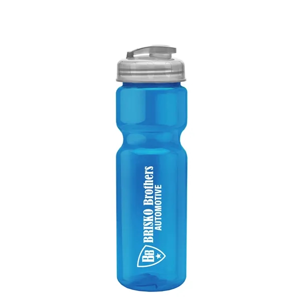 28 oz Transparent Bike Bottle with Flip Top Lid... from ASI 40480 Koozie Group