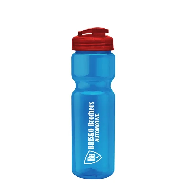 28 oz Transparent Bike Bottle with Flip Top Lid... from ASI 40480 Koozie Group