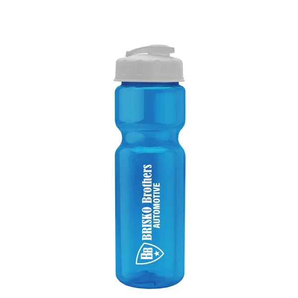 28 oz Transparent Bike Bottle with Flip Top Lid... from ASI 40480 Koozie Group