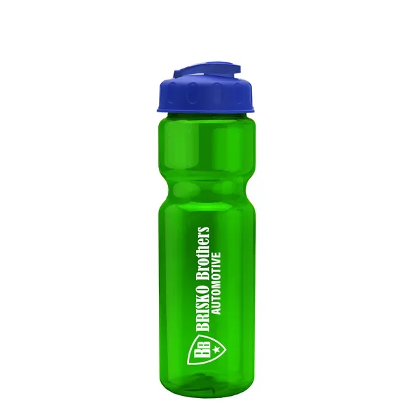 28 oz Transparent Bike Bottle with Flip Top Lid... from ASI 40480 Koozie Group