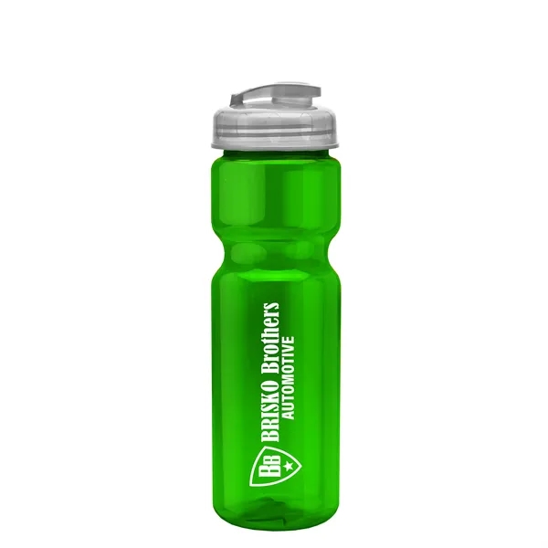 28 oz Transparent Bike Bottle with Flip Top Lid... from ASI 40480 Koozie Group