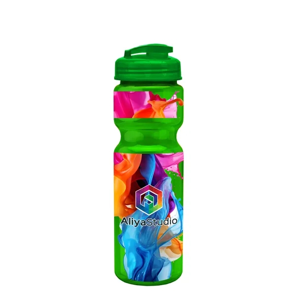 28 oz Transparent Bike Bottle with Flip Top Lid... from ASI 40480 Koozie Group