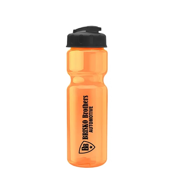 28 oz Transparent Bike Bottle with Flip Top Lid... from ASI 40480 Koozie Group