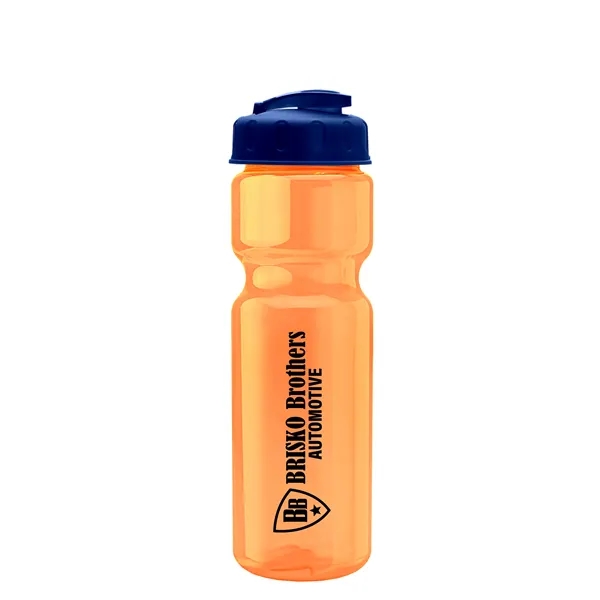28 oz Transparent Bike Bottle with Flip Top Lid... from ASI 40480 Koozie Group