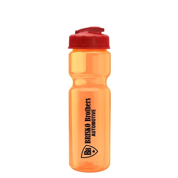 28 oz Transparent Bike Bottle with Flip Top Lid... from ASI 40480 Koozie Group