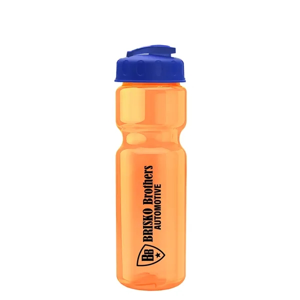 28 oz Transparent Bike Bottle with Flip Top Lid... from ASI 40480 Koozie Group