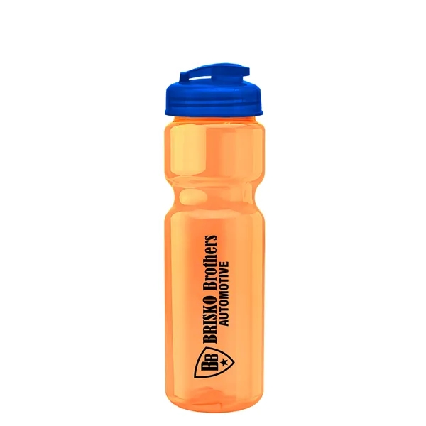 28 oz Transparent Bike Bottle with Flip Top Lid... from ASI 40480 Koozie Group