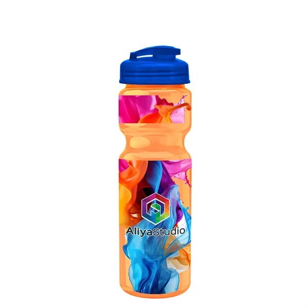 28 oz Transparent Bike Bottle with Flip Top Lid... from ASI 40480 Koozie Group