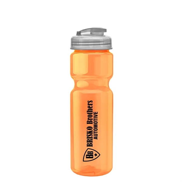28 oz Transparent Bike Bottle with Flip Top Lid... from ASI 40480 Koozie Group