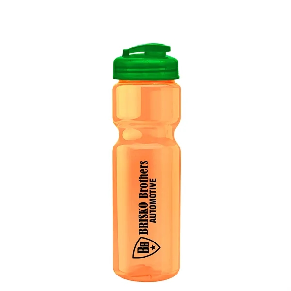 28 oz Transparent Bike Bottle with Flip Top Lid... from ASI 40480 Koozie Group