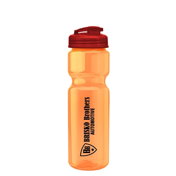 28 oz Transparent Bike Bottle with Flip Top Lid... from ASI 40480 Koozie Group