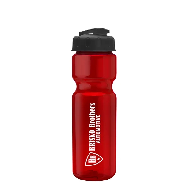 28 oz Transparent Bike Bottle with Flip Top Lid... from ASI 40480 Koozie Group