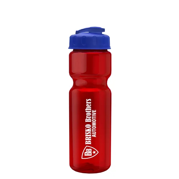 28 oz Transparent Bike Bottle with Flip Top Lid... from ASI 40480 Koozie Group