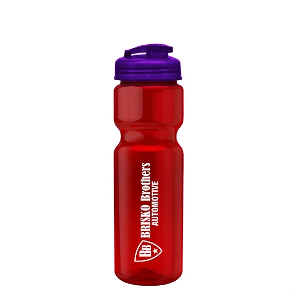 28 oz Transparent Bike Bottle with Flip Top Lid... from ASI 40480 Koozie Group