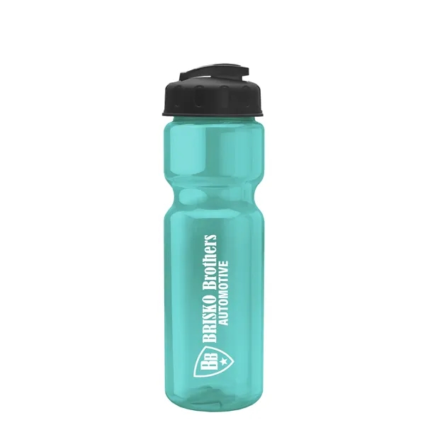 28 oz Transparent Bike Bottle with Flip Top Lid... from ASI 40480 Koozie Group