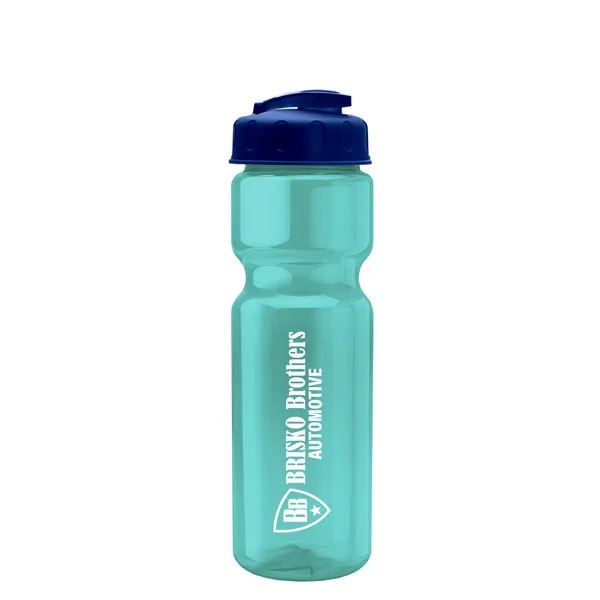 28 oz Transparent Bike Bottle with Flip Top Lid... from ASI 40480 Koozie Group